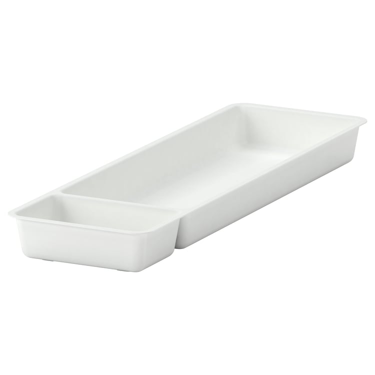STÖDJA utensil tray, white, 6" IKEA