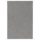 STOENSE Rug, low pile, medium gray, 6 ' 7 "x9 ' 10 "