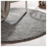 STOENSE Rug, low pile, medium gray, 4 ' 3 "