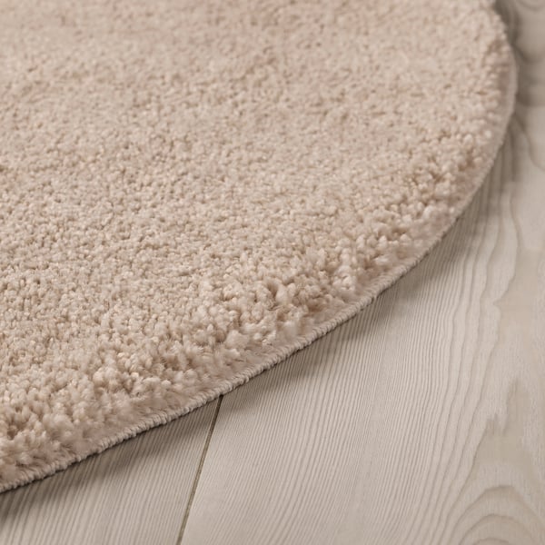 STOENSE Rug, low pile, off-white, 4 ' 4x6 ' 5 - IKEA