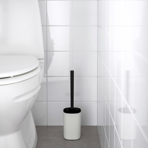STORAVAN toilet brush, white/black - IKEA