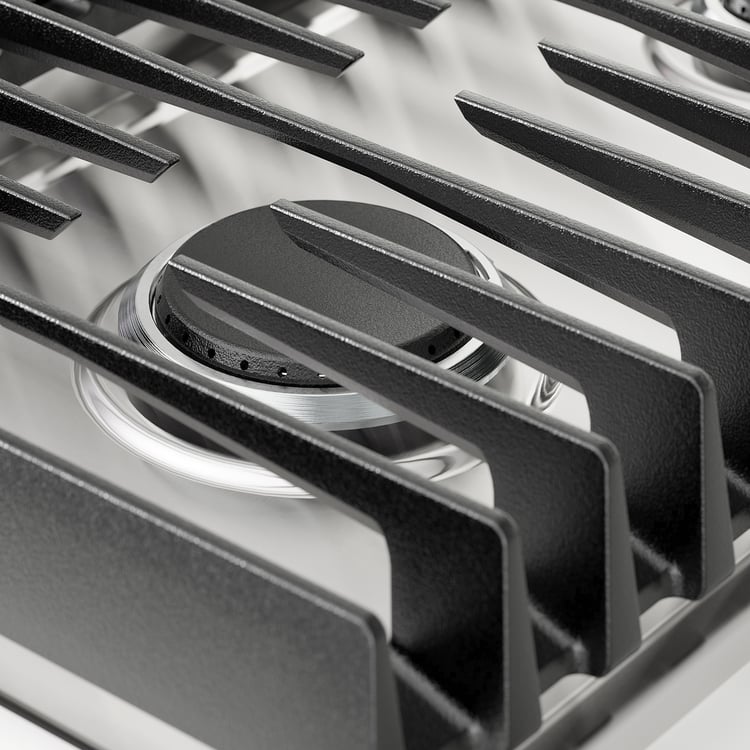 STORBRÄNNAN gas cooktop, Stainless steel, 36" IKEA