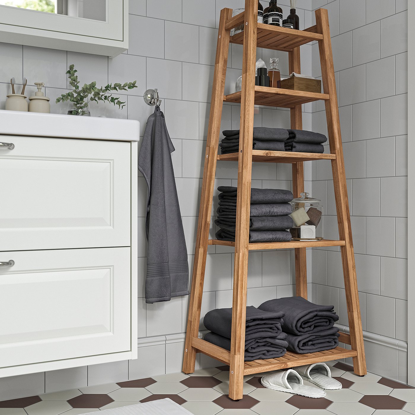 Shelf unit, acacia 2