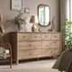 STOREMOLLA 8-drawer dresser, gray-brown stained, 67 3/8x19 5/8x35 7/8 "