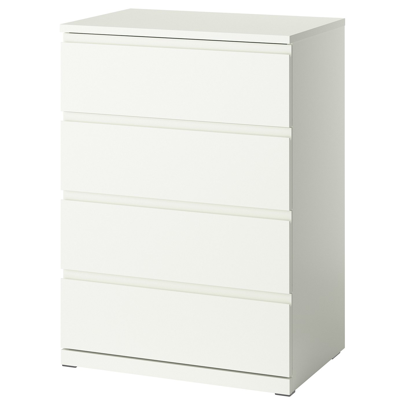 STORKLINTA 4-drawer dresser, white/anchor/unlock function, 271