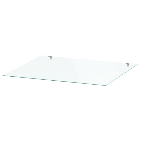 STORKLINTA Glass top, clear, 19 5/8x18 7/8 "