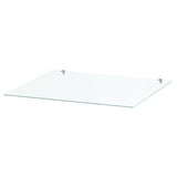 STORKLINTA Glass top, clear, 19 5/8x18 7/8 "
