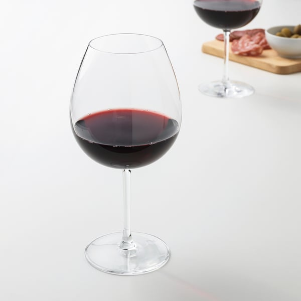 Red Wine Glass Storsint Clear Glass