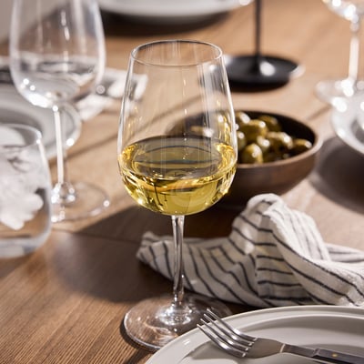 STORSINT Wine glass, clear glass, 17 oz