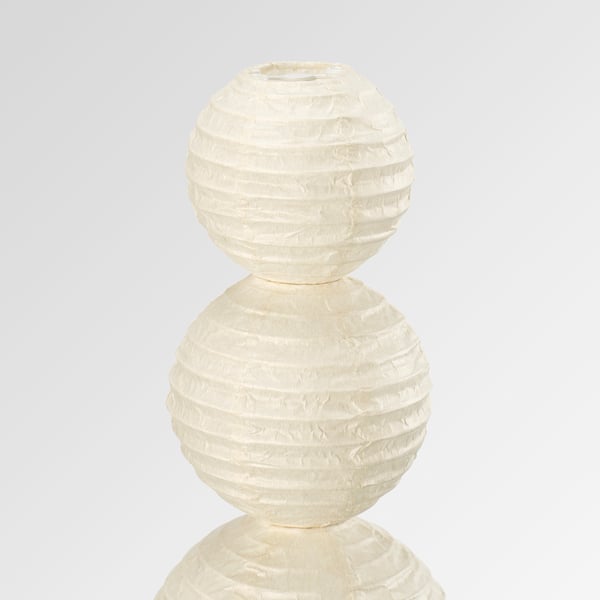STRÅLA LED decorative table lamp, ball shape battery operated/white