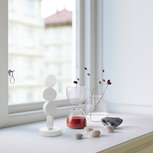 STRÅLA LED decorative table lamp, battery operated white, 85/8" IKEA