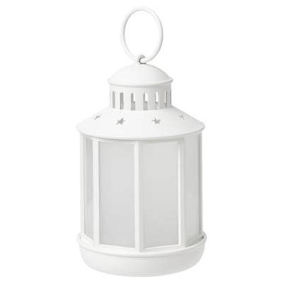 BEFÄSTA Lantern for candle, indoor/outdoor, galvanized, 17 - IKEA