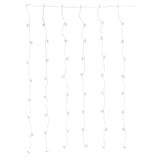 STRÅLA LED string light curtain/48 lights, outdoor star