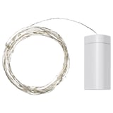 STRÅLA LED string light with 40 lights, battery operated