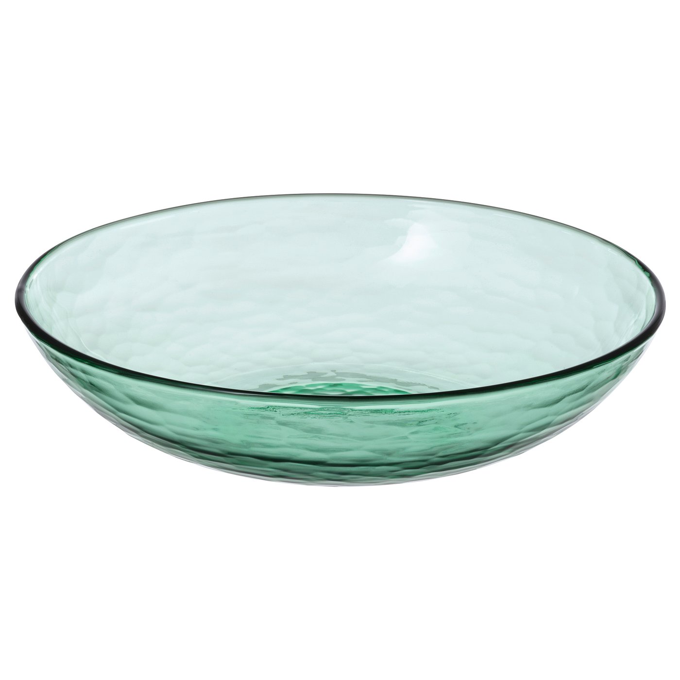 Deep Plate/Bowl, Glass/Green