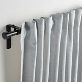 STRANDMALÖRT Curtains, 1 pair, light gray/with heading tape, 57x98 "