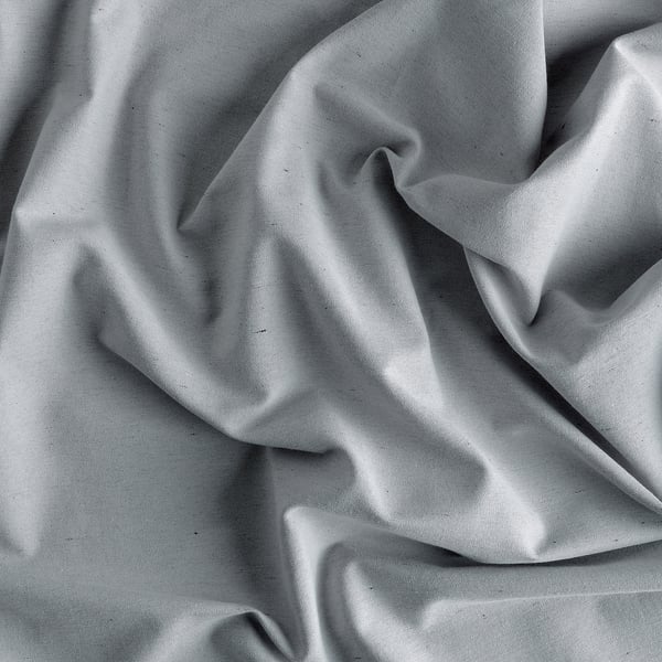 STRANDMALÖRT Curtains, 1 pair, light gray/with heading tape, 57x98 "