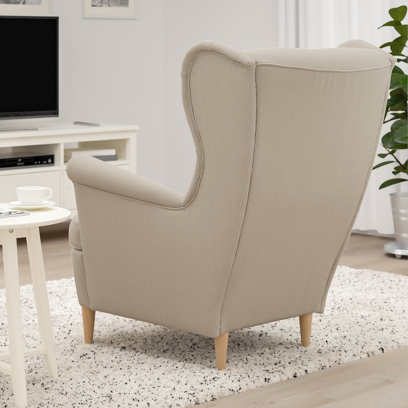 STRANDMON Wing Chair Kelinge Beige IKEA STRANDMON Wing Chair Kelinge Beige IKEA