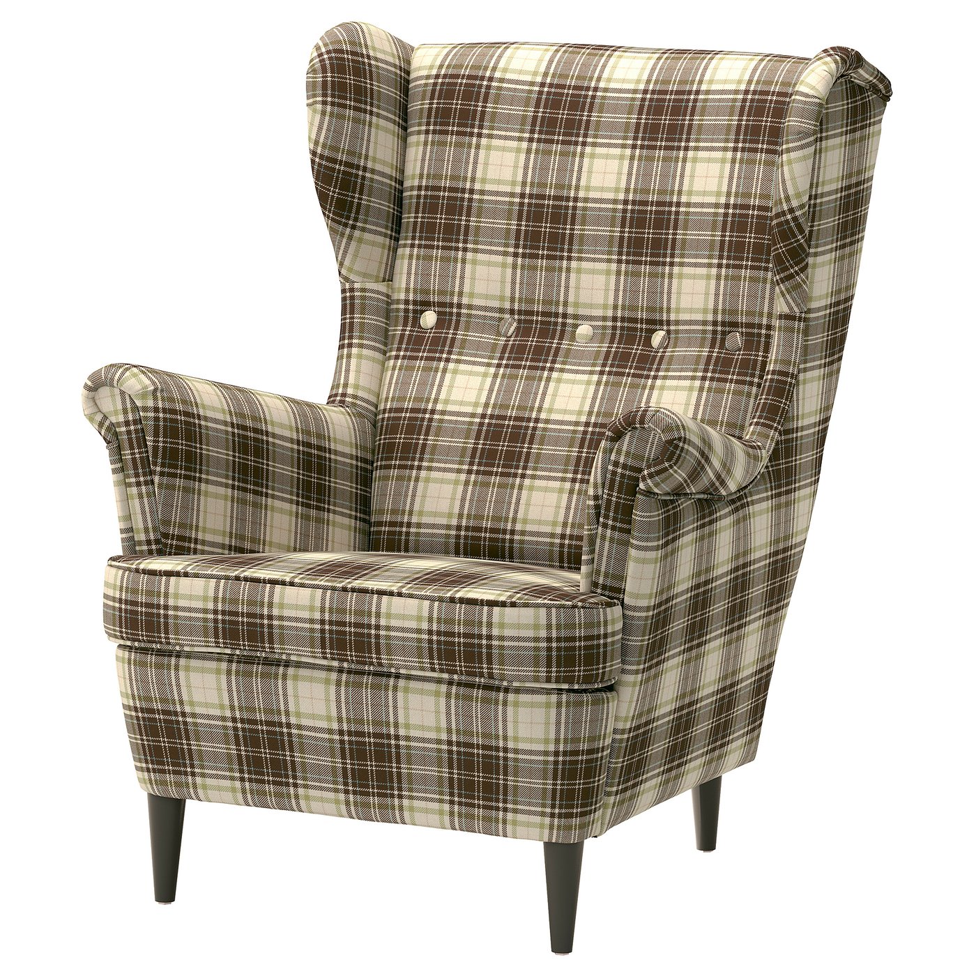 IKEA STRANDMON Wing chair - Talliden beige/brown