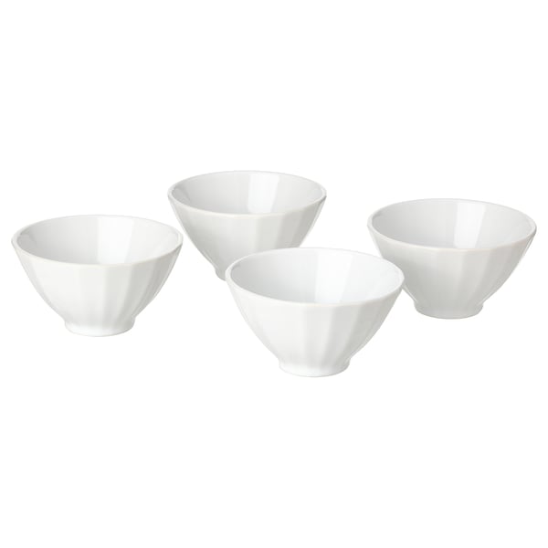 STRIMMIG Bowl, white, 4 ½ "