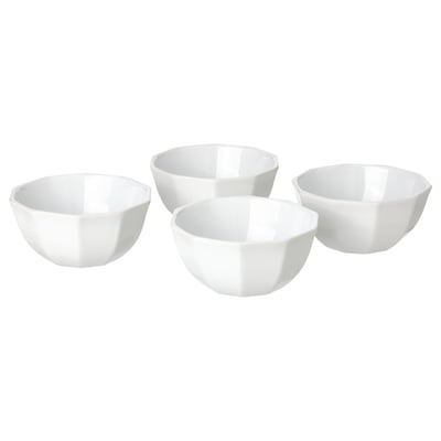 SÄLLSKAPLIG Bowl with lid, clear glass/patterned, 4 - IKEA