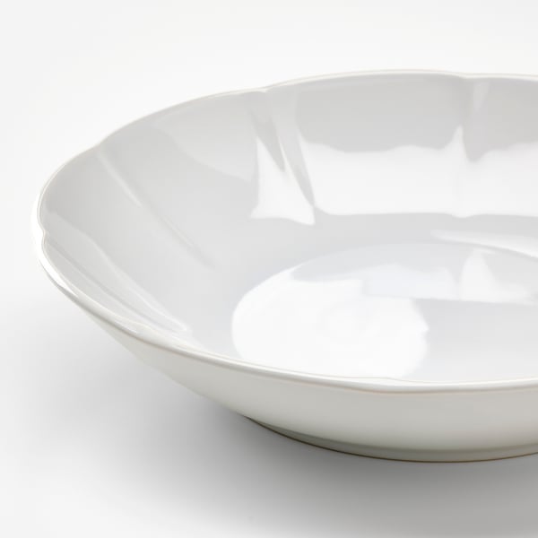 STRIMMIG Deep plate/bowl, white, 9 "