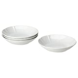 STRIMMIG Deep plate/bowl, white, 9 "
