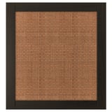 STUDSVIKEN cabinet front woven in natural brown tones, framed in dark brown, offers a warm, natural look.