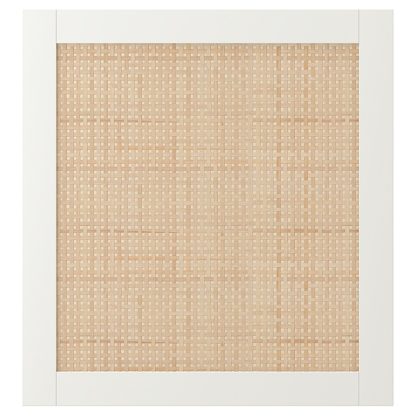 STUDSVIKEN door, white/woven poplar, 231/2x251/8
