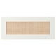 STUDSVIKEN cabinet with woven poplar front, light beige, rectangular, woven texture design.