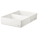 STUK Box with compartments, white, 13 ½x20x4 "