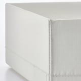 STUK Box with compartments, white, 7 ¾x20x7 "