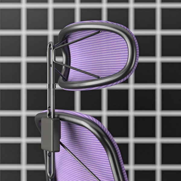 STYRSPEL Gaming chair, purple/black IKEA