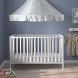 SUNDVIK Crib, white, 27 1/2x52 "