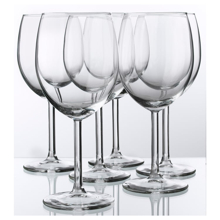 SVALKA Wine glass, clear glass IKEA