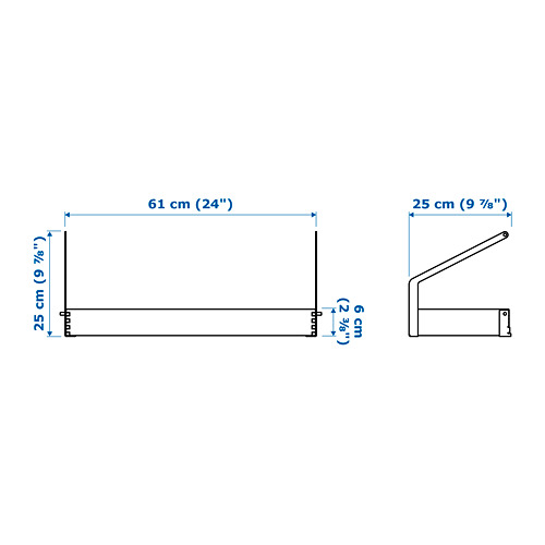 SVALNÄS Shelf with storage IKEA