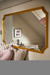 SVANSELE Mirror, gold, 28 3/4x62 1/4 "