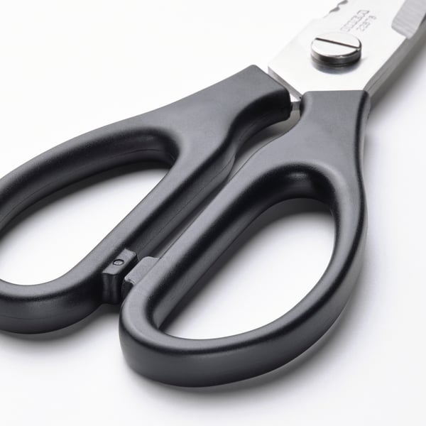 MÅNÖGA Scissors, stainless steel/black - IKEA