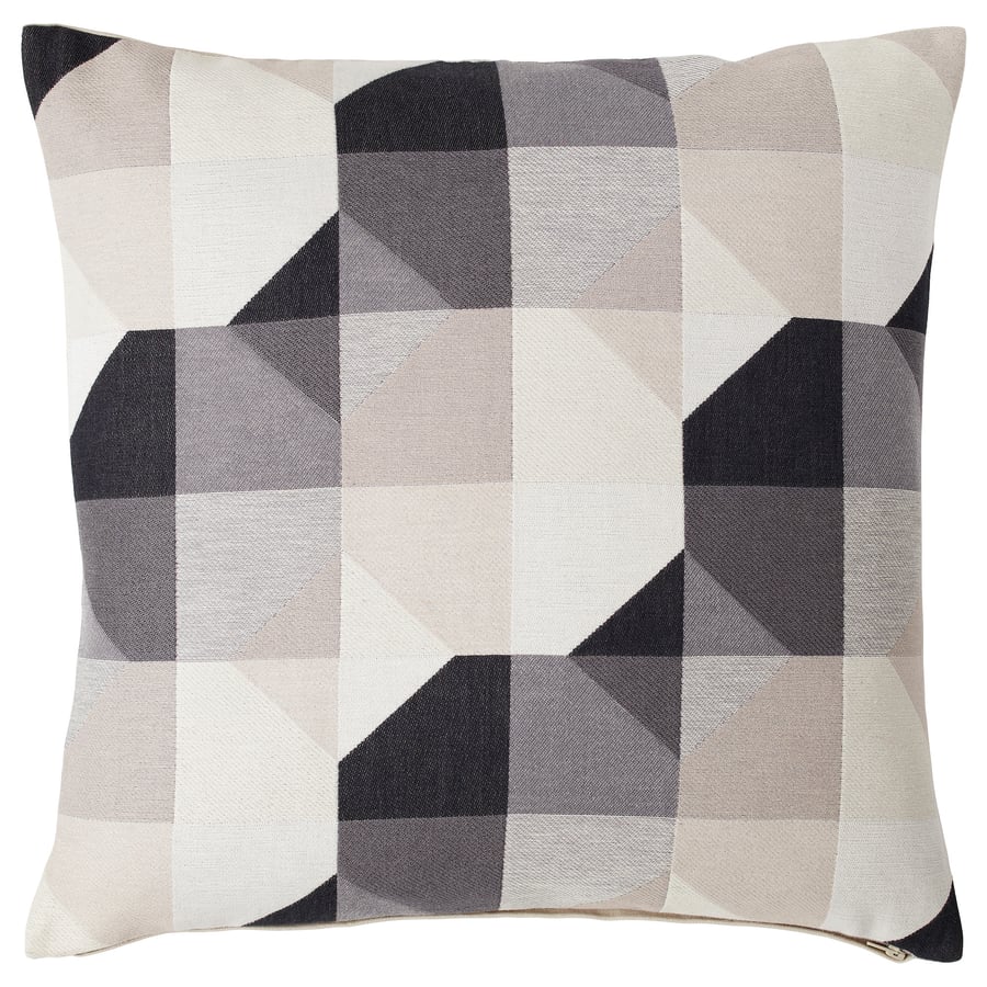 SVARTHÖ cushion cover, beige, 20x20" IKEA