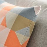 SVARTHÖ Cushion cover, orange/multicolor, 20x20 "
