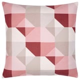 SVARTHÖ Cushion cover, pink/beige, 20x20 "