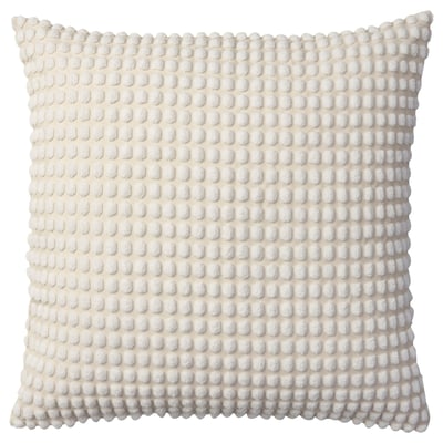 SVARTPOPPEL Cushion cover, off-white, 26x26 "