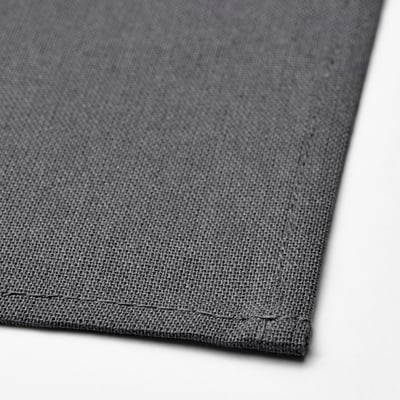 SVARTSENAP Napkin, dark gray, 14x14 "