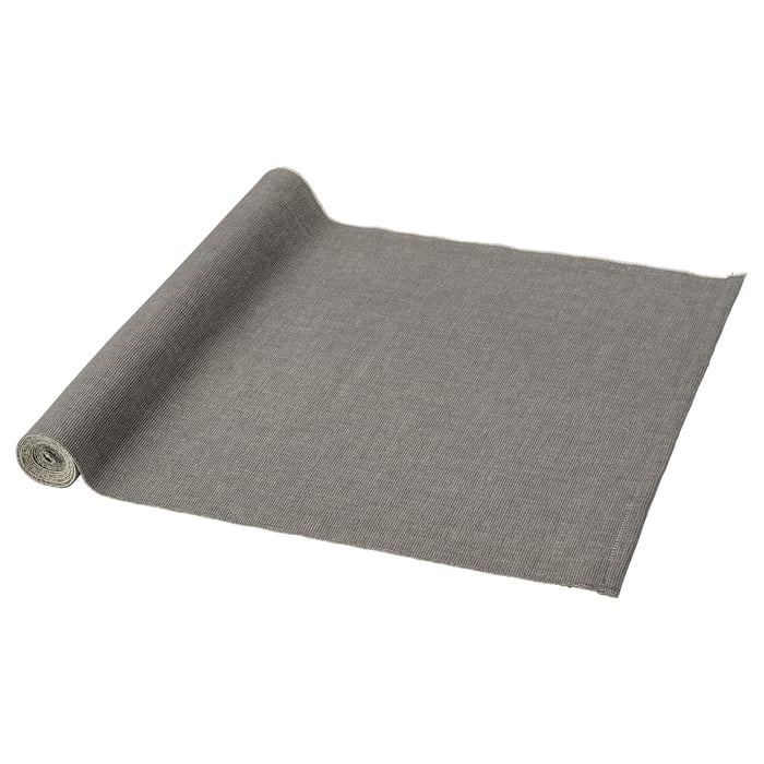 SVARTSENAP table runner, gray, 14x51" IKEA