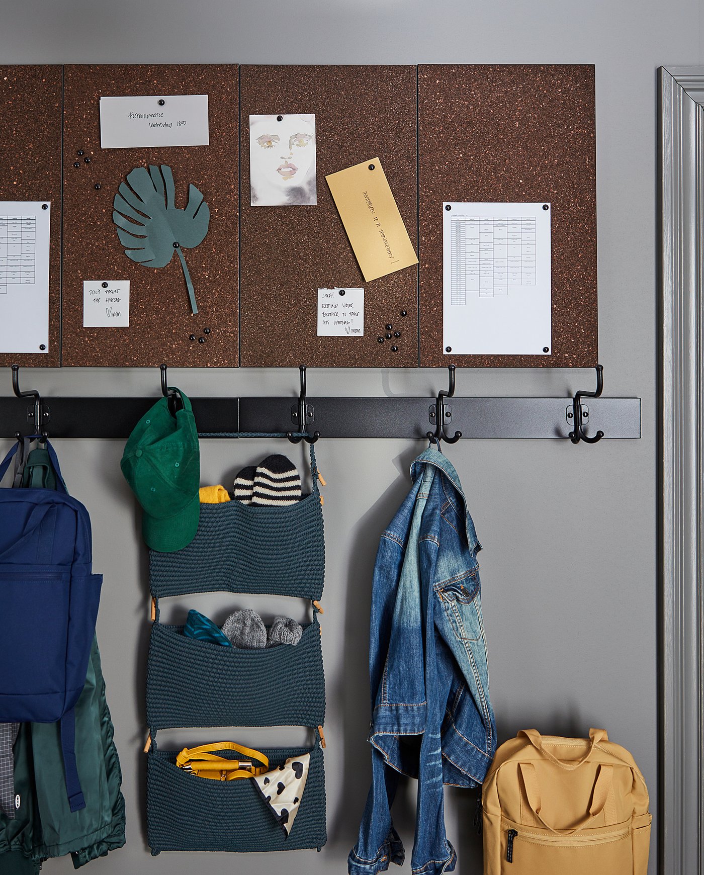 Svensas Memo Board With Pins Cork Dark Brown Ikea