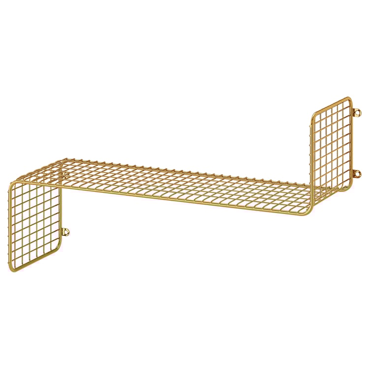 SVENSHULT Wall shelf, gold, 23 5/8x7 7/8" IKEA