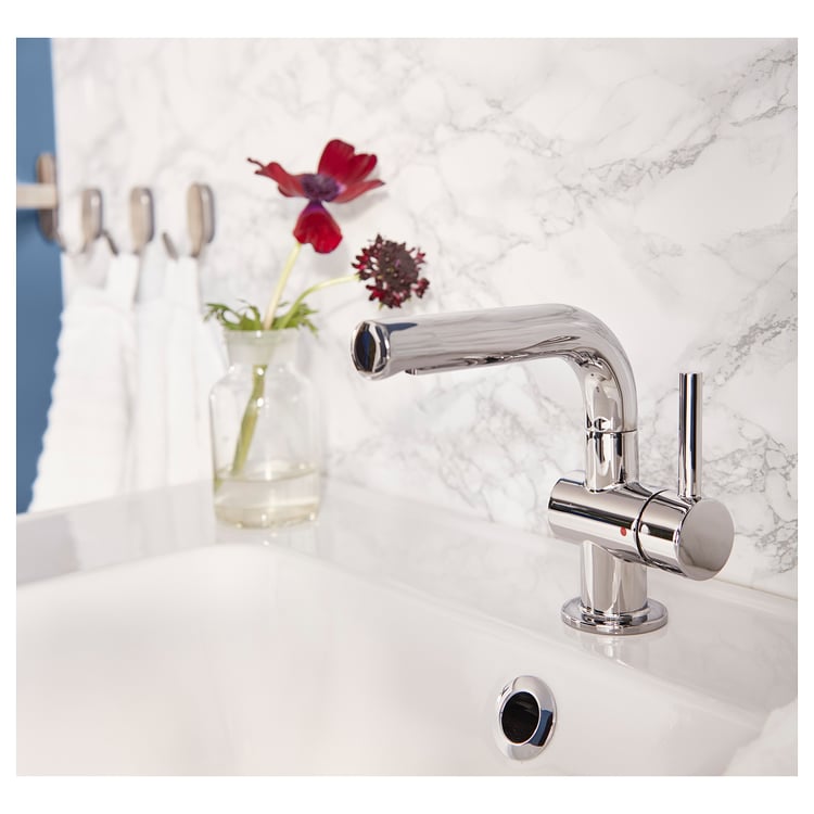 SVENSKÄR Bath faucet with strainer, chrome plated IKEA