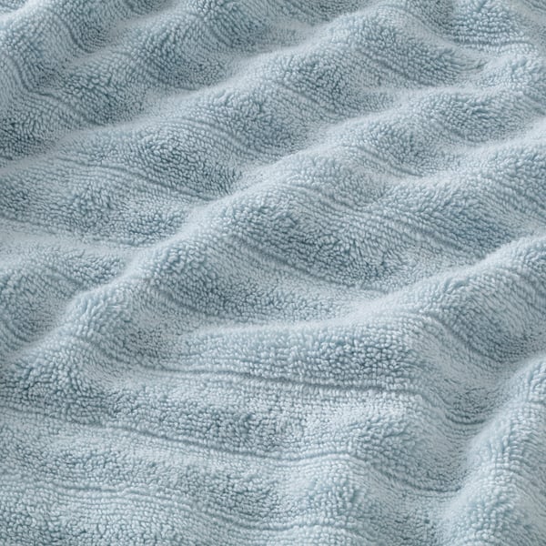 SVENSKFIBBLA Hand towel, light blue, 16x28 "