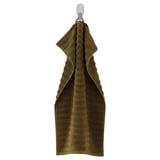 SVENSKFIBBLA Hand towel, yellow/green, 16x28 "