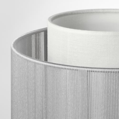 SYMFONISK shade for speaker lamp base, textile/white IKEA